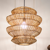 Wicker pendant light