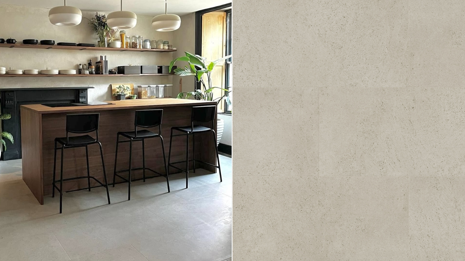 Caliza Classico in a kitchen