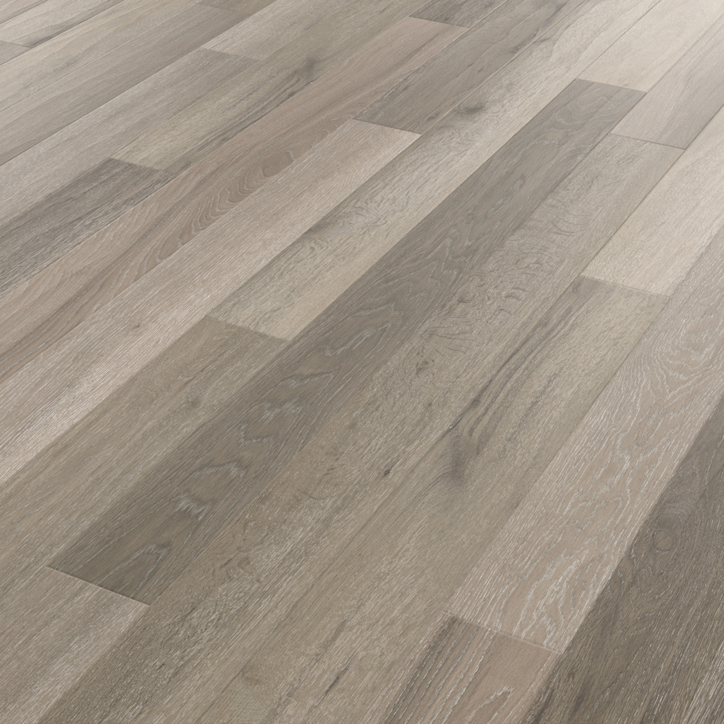 Castle Hill Ash dark grey lvt flooring laid at an angle