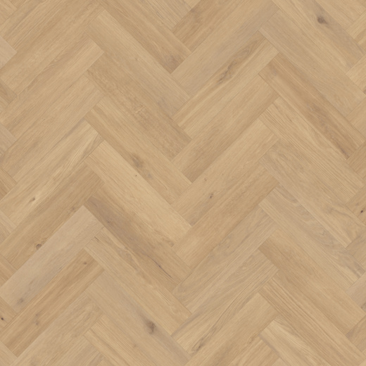 Van Gogh Canadian Nude Oak herringbone mid brown lvt flooring.