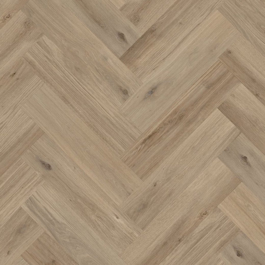 Van Gogh Canadiuan Urban Oak herringbone mid brown LVT flooring