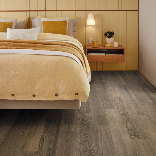 cocoa limed oak dark brown lvt bedroom flooring